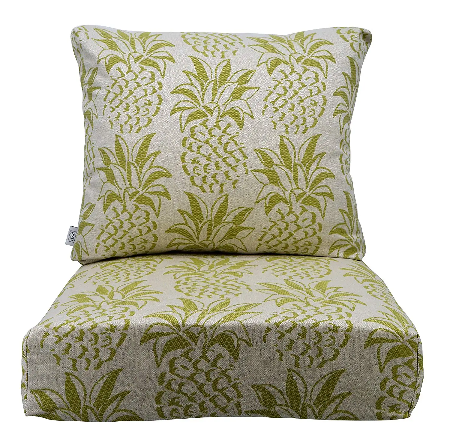 Buy Rsh Decor Indoor Outdoor Pineapple Cushion Sets For Patio Deep Seating For Chair Sofa Couch In Coral Beige Choice Of Size 24 X 27 Bottom Cushion In Cheap Price On Alibaba Com