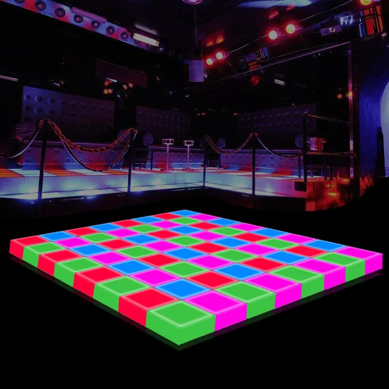 20 Inch Led Dance Floor Tiles Touch Control Indoor & Outdoor Circle