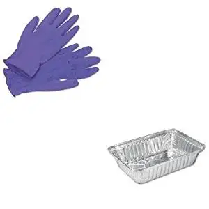 KITHFA206230KIM55082 - Value Kit - Handifoil 206230 Oblong Aluminum Container, 8 7/16quot; x 5 15/16quot; x 1 13/16quot; (HFA206230) and KIMBERLY CLARK PURPLE NITRILE Exam Gloves (KIM55082)