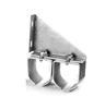 Super Quality Double Galvanized Angle Bracket For Round Rail Track