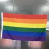 LGBT 3x5 Ft Rainbow Flag 100% Polyester 6 Stripes - Vivid Color and UV Fade Resistant - Gay Pride Banner Flags