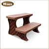 European style outdoor portable swim spa step for freestanding swim spa
