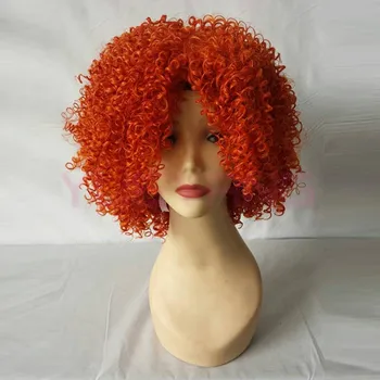 Rihanna Hairstyle Short Curly Orange Colour Wigs For Woman Buy