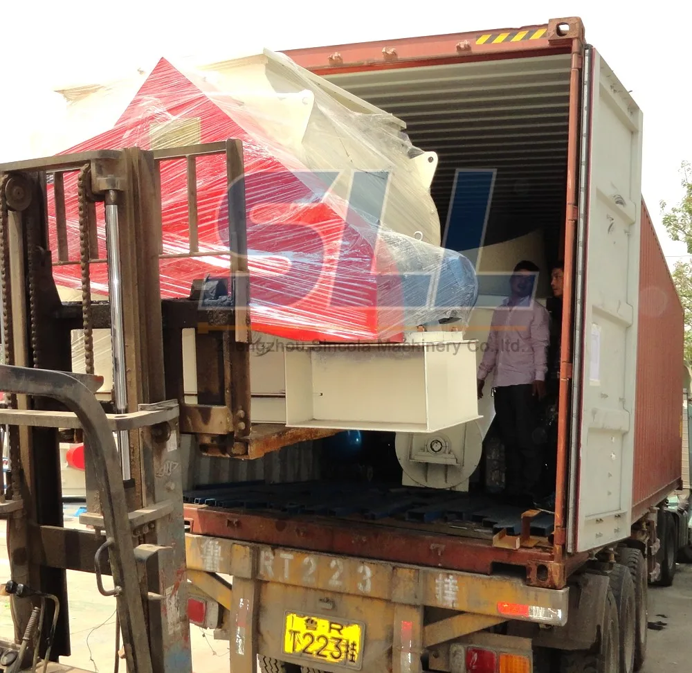 small screw type mixer for animal feed/cement/sand/dry mortar