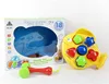 New design hammer toys plastic hamster block on fish with sand sound educational toy for kids