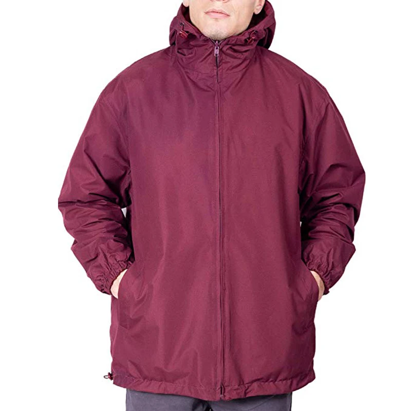 Amazon Brand Custom Chinese Manufacturer Pinghu 2019 Mens Windbreaker Jacket Reversible Winter Rain Coat Hoodie for Men