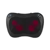 Electric shiatsu back neck massage pillow with heat