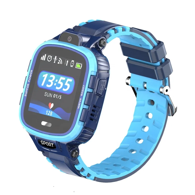 

1.44 inch touch scree IP67 waterproof smart watch for kids smart GPS tracker watch with 500mAh big battery