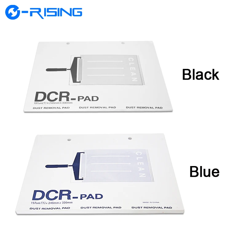 Hot Sale 240*330mm Dust Remove Sticky Sheet Dcr Pad For Clean Room