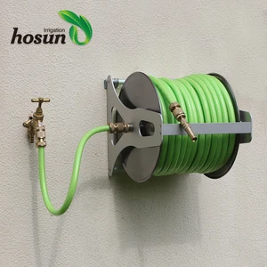 Image of high quality watering wall mounted hose reel