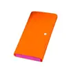 Office School Fashion Stationery Beautiful Cotton Linen PU Or Pure Leather Side Clip 1 Flat File Folder For Document