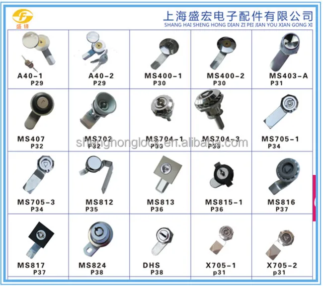 Ms850 Three Point Locking System Powder Plating Locks For Electrical