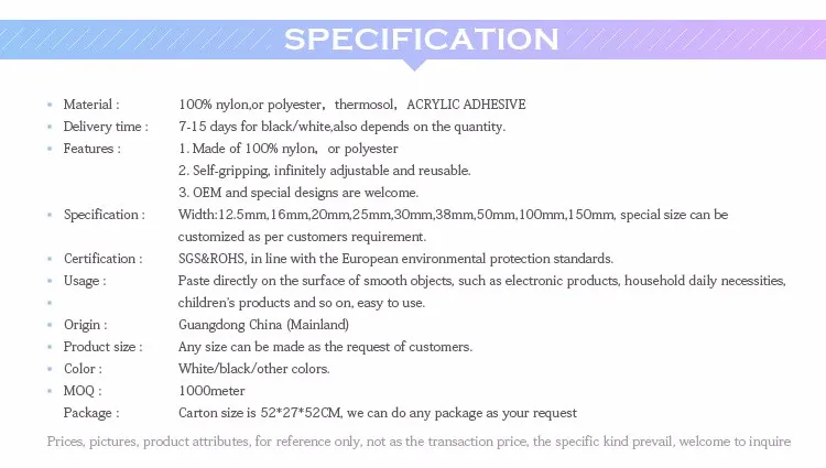 adhesive hook and loop dots