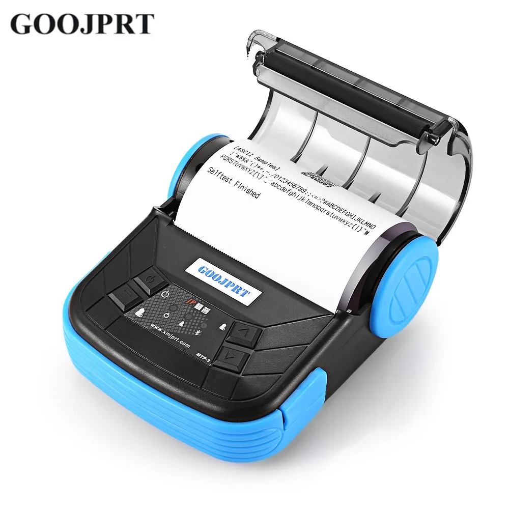 GOOJPRT MTP-3   3 inch 80mm portable handheld bluetooth printer/barcode PDF417/QR code printer