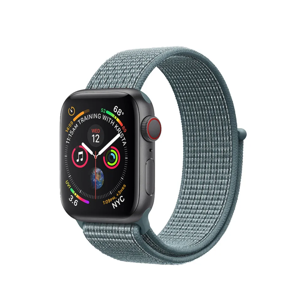 

For Apple Watch Sport Loop Band 38mm 40mm 42mm 44mm, Breathable Nylon for Women Men Replacement Band For iWatch Series 1/2/3/4, Multi-color optional or customized
