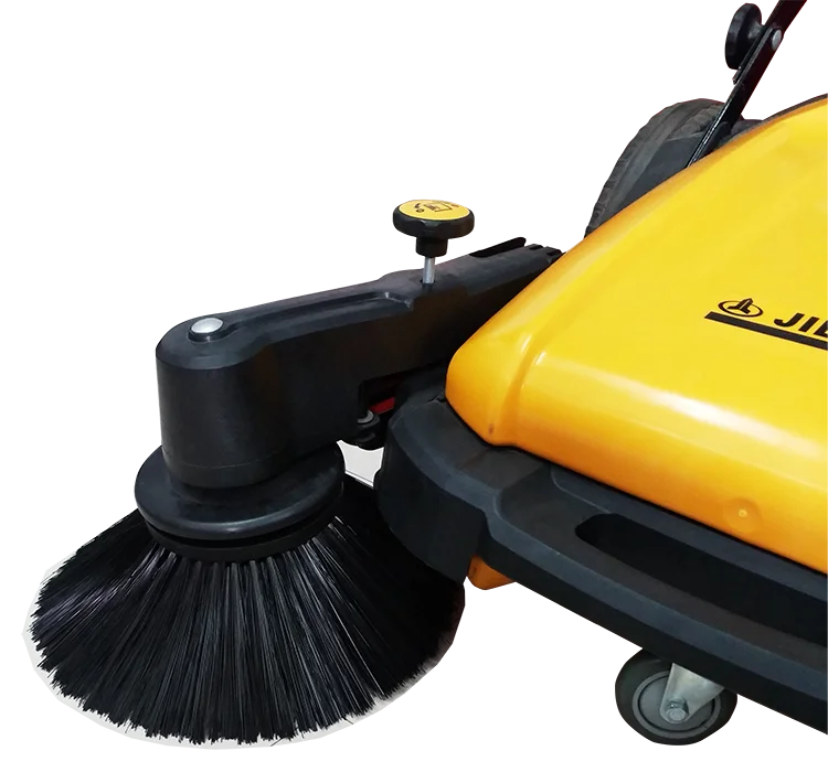 
mini manual hand push industrial street road floor cleaning sweeper machine 