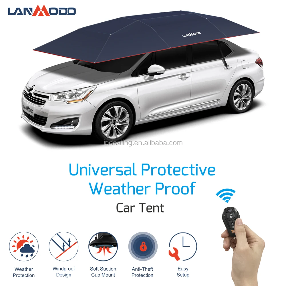 
LANMODO automatic folding car sun shelter portable car shelter 