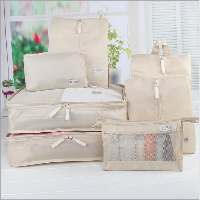 

7pcs/ set clothes travelling storage bag, Colorful