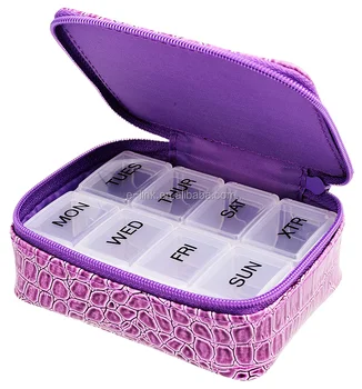 Promotional Weekly Decorative Victamin Pill Box For Travelling With