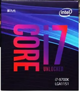 Intel Core i7 9700K 3.6 GHz Eight Core Processor