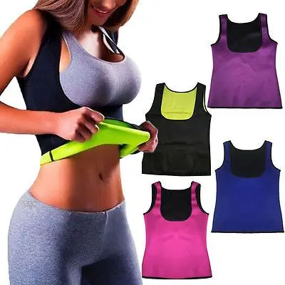 

2017 Women Hot Neoprene Body Shapers Slimming Waist Slim Sportswear Vest Underbust Plus Size S M L XL XXL Black Rose Blue Purple