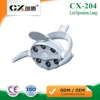 With Sensor / Touchless Control Mirror Dental Spare Parts LED Operation Lamp Oral Light For Dental Unit Chair CX-204