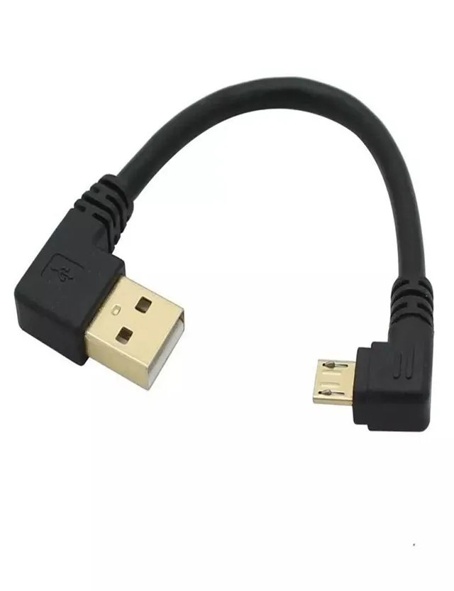 

L shape right angle Micro usb 5pin short cable