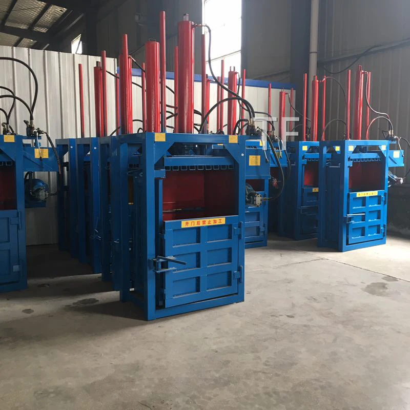 Waste Clothes Baler Cotton Cardboard Baling Press Compressor Machine 