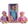 2015 reborn soft crying talking baby doll silicone reborn baby doll