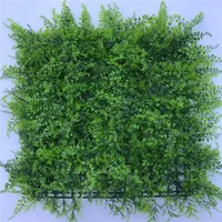 

Plastic fern grass anti-uv boxwood panel uv protected artificial hedge wall panels