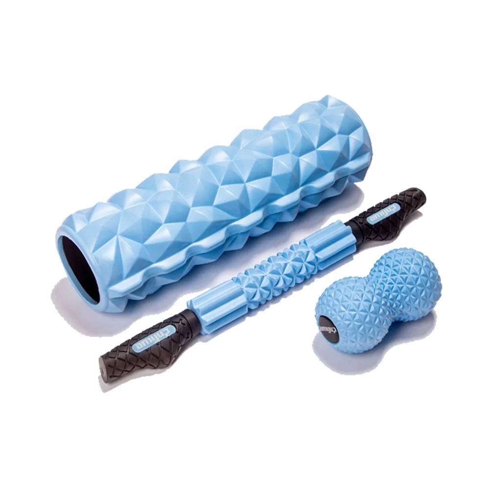 

Foam Roller Eva Soft Muscle Mini Grid Amyup High Density Round Travel Hollow Yoga 2 in 1 Blue, Blue, red, purple, pink, customized color