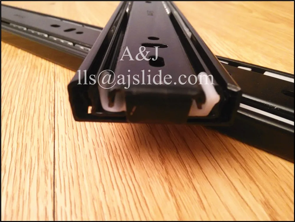 45mm 1.2x1.2x1.5 three fold push to open drawer slides,plastic toy,heavy loading drawer (17)