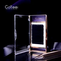 

Gollee One Second Making Fans One Touch Fan volume Private Label individual Easy Faux Velvet Lash Blooming Eyelash Extension