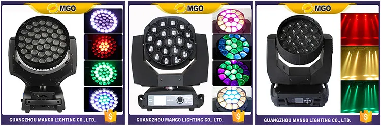 Battery operated Led 25pcs*12w RGBW matrix moving head disco light