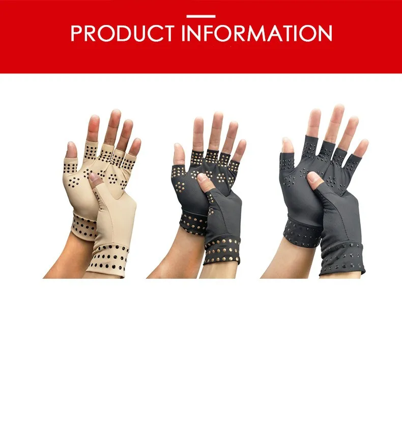 Arthritis Pain Relief Copper Hands Fingerless Compression Gloves Buy