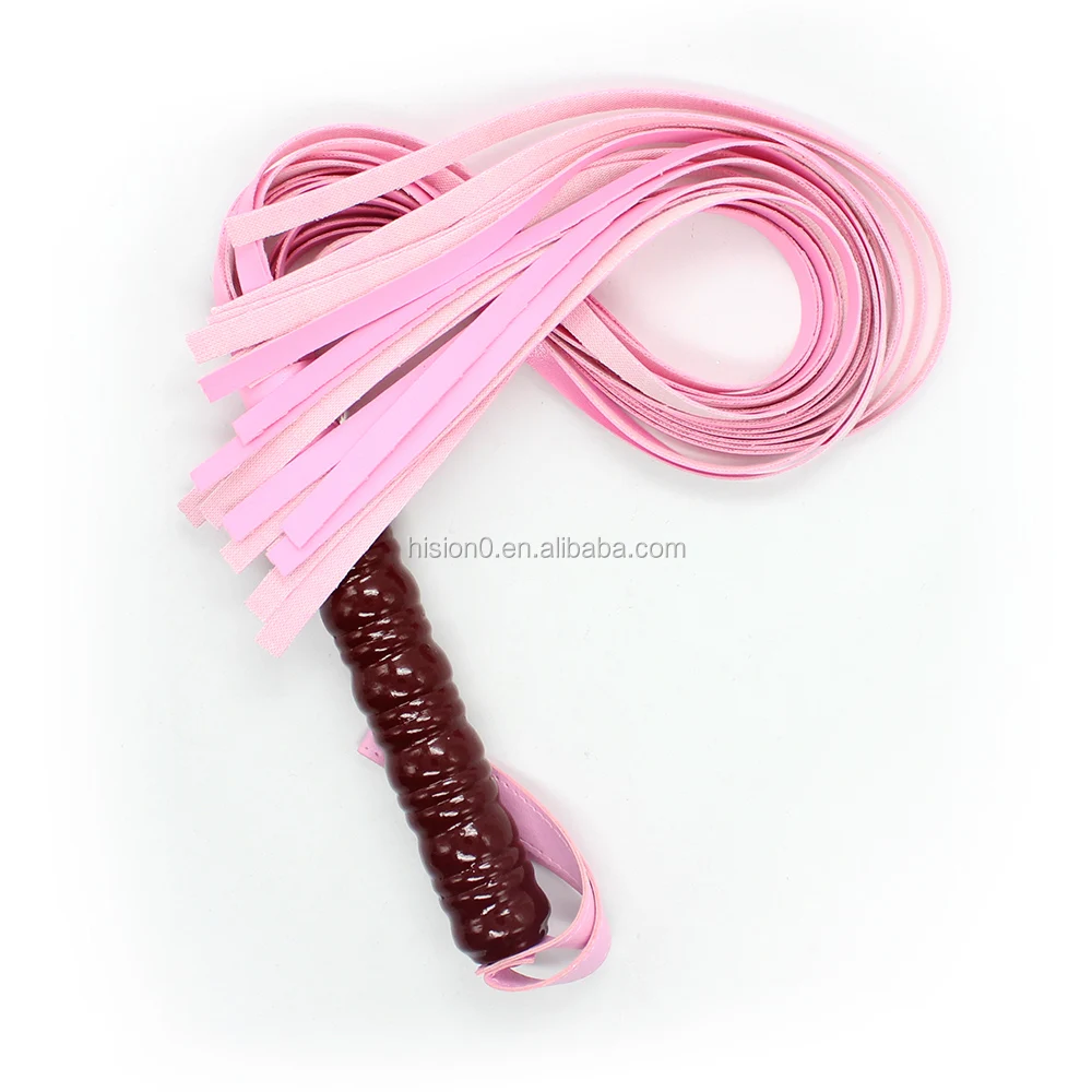 Wholesale Sweet Pink Sex Toys Male Bondage Leather Mini Whip Flirt Sex