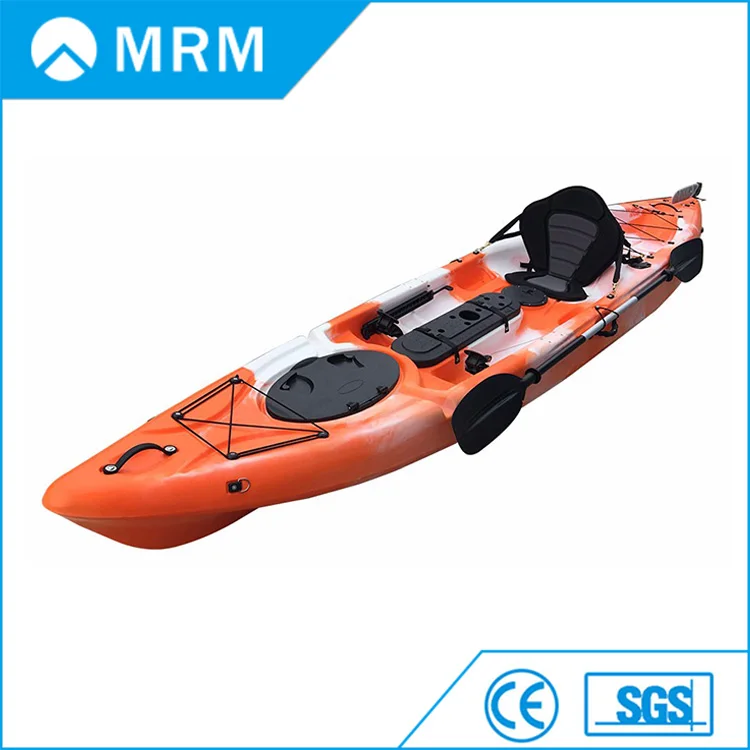 material plastic kayak Inflatable No Single Rudder With Seat Material Hdpe Kayak