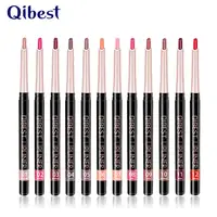 

QIBEST High Pigmented Smooth Waterproof Longlasting Private Label Automatic Lip Liner Sets