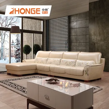 Living Room Corner Pure Leather Luxury New Model Living Room Corner Pure Leather