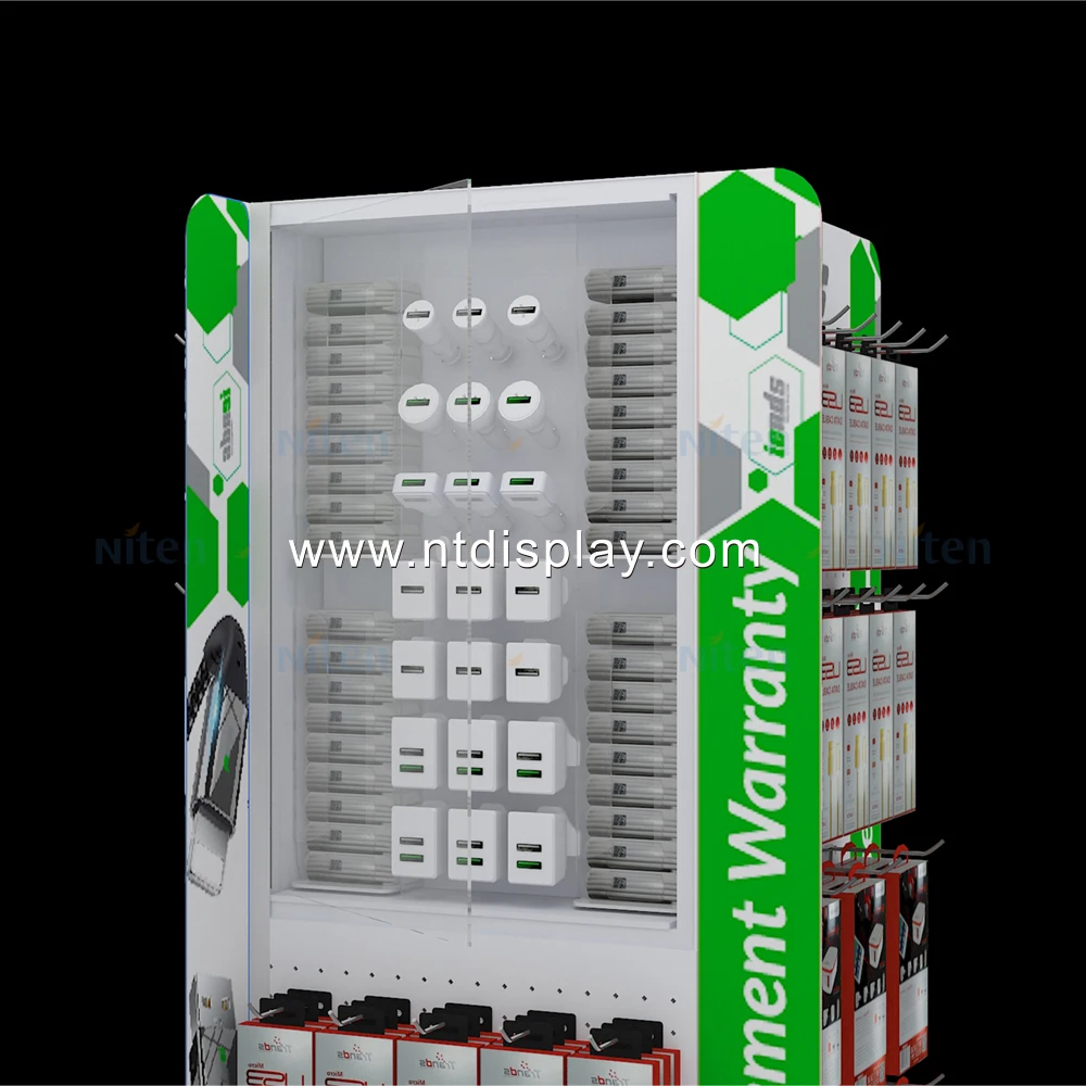 mobile phone accessories display racks