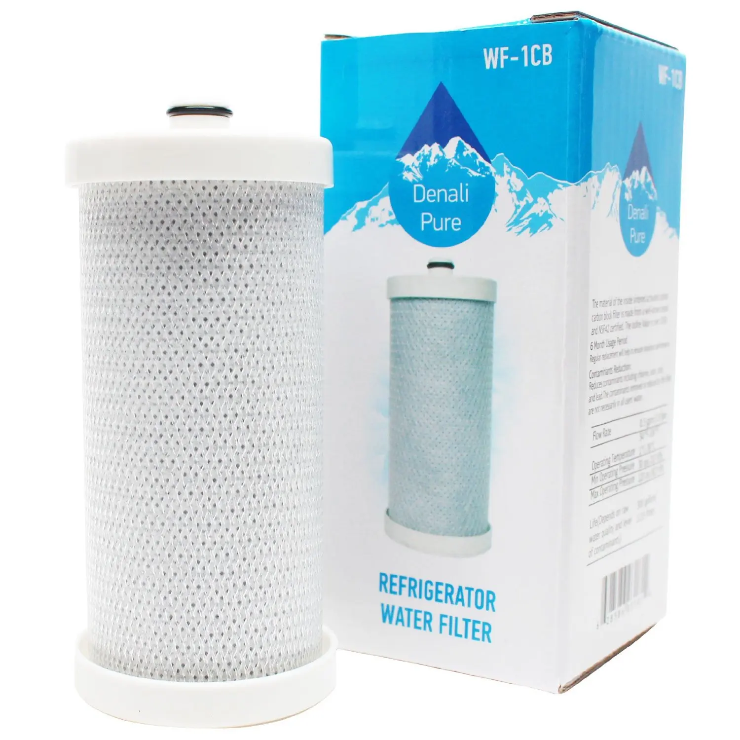 2X Refrigerator Water Filter for Frigidaire FRS3R5EMBC