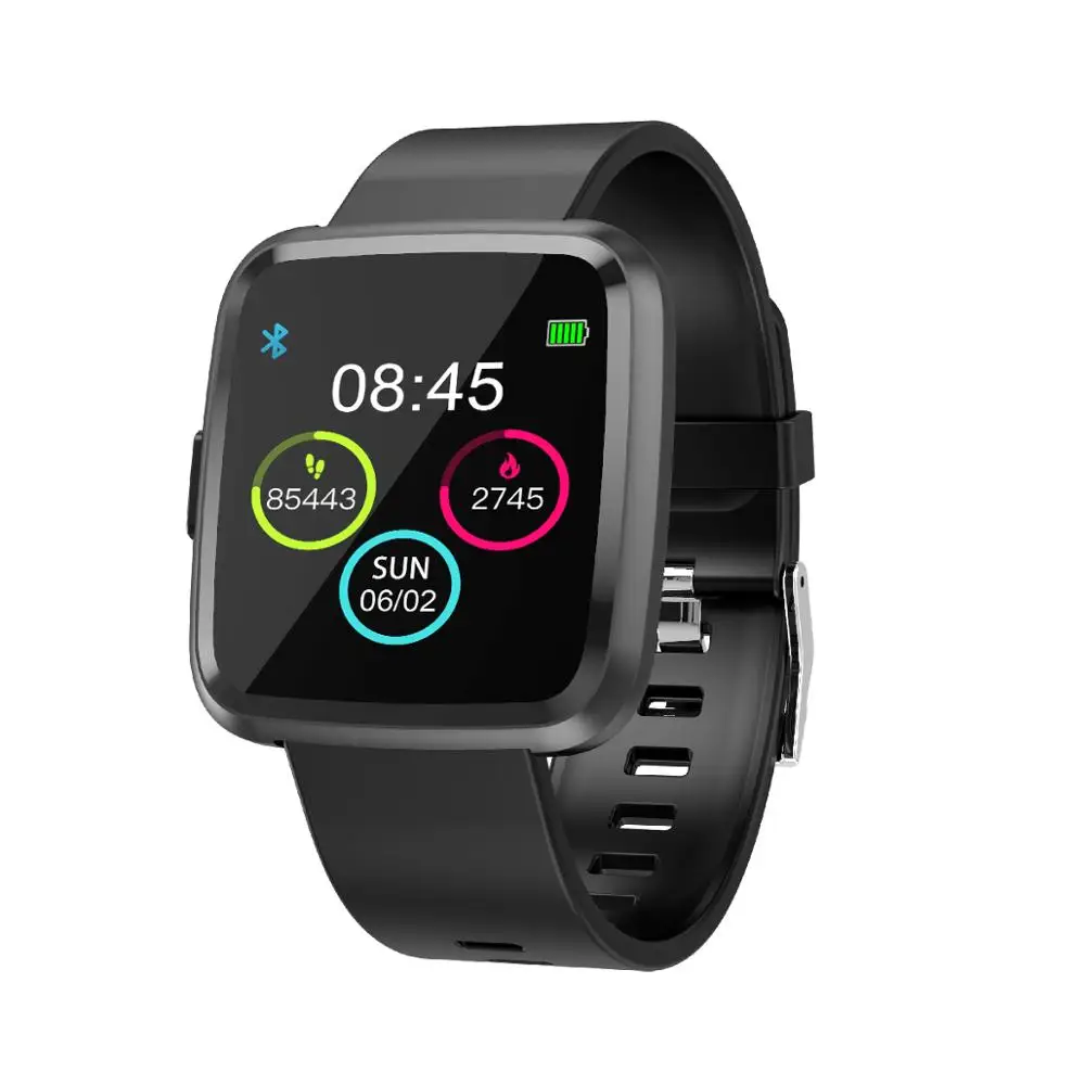 

2019 new arrival Y7 pro waterproof fitness watch with flip, slide and touch screen