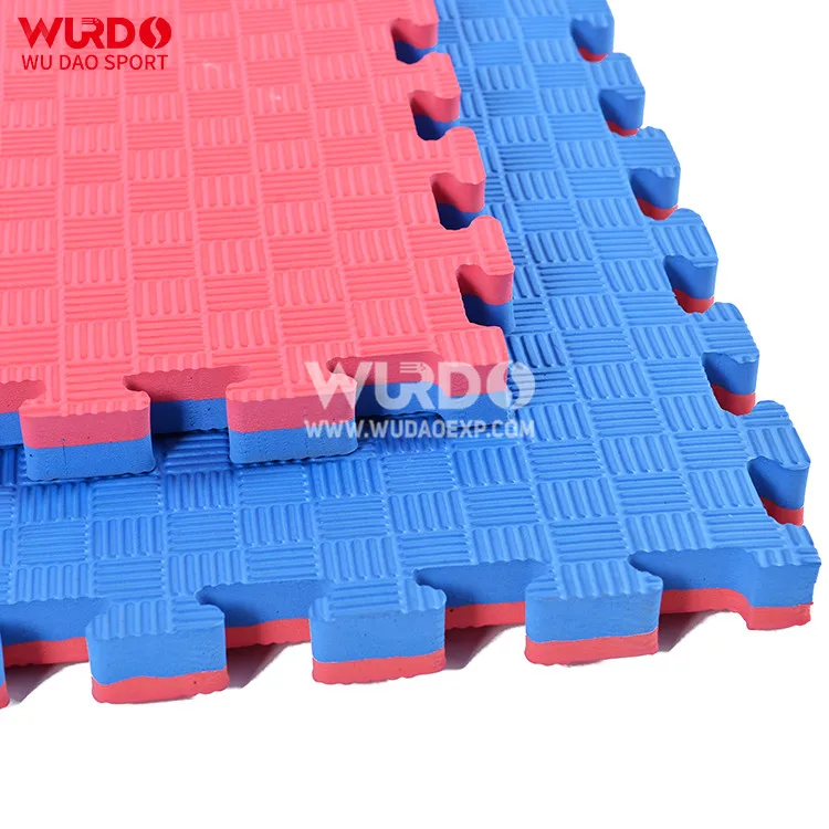 

WTF Approved 2cm EVA interlocking foam floor Training Taekwondo Mat, Customized