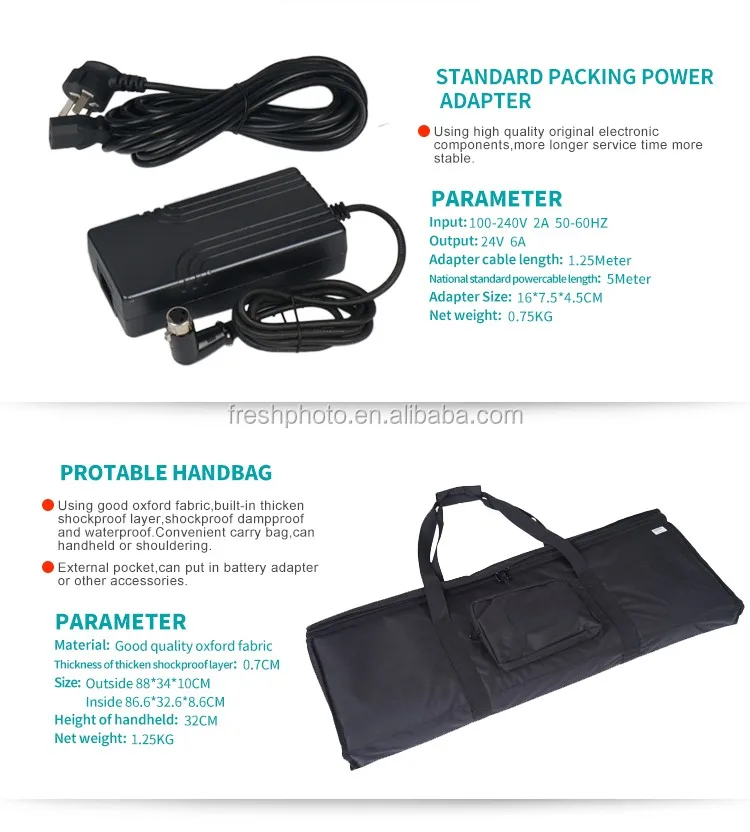 ultra thin 120w digital display CRI95+ aluminum camera led tv studio video lightings equipment 8.jpg