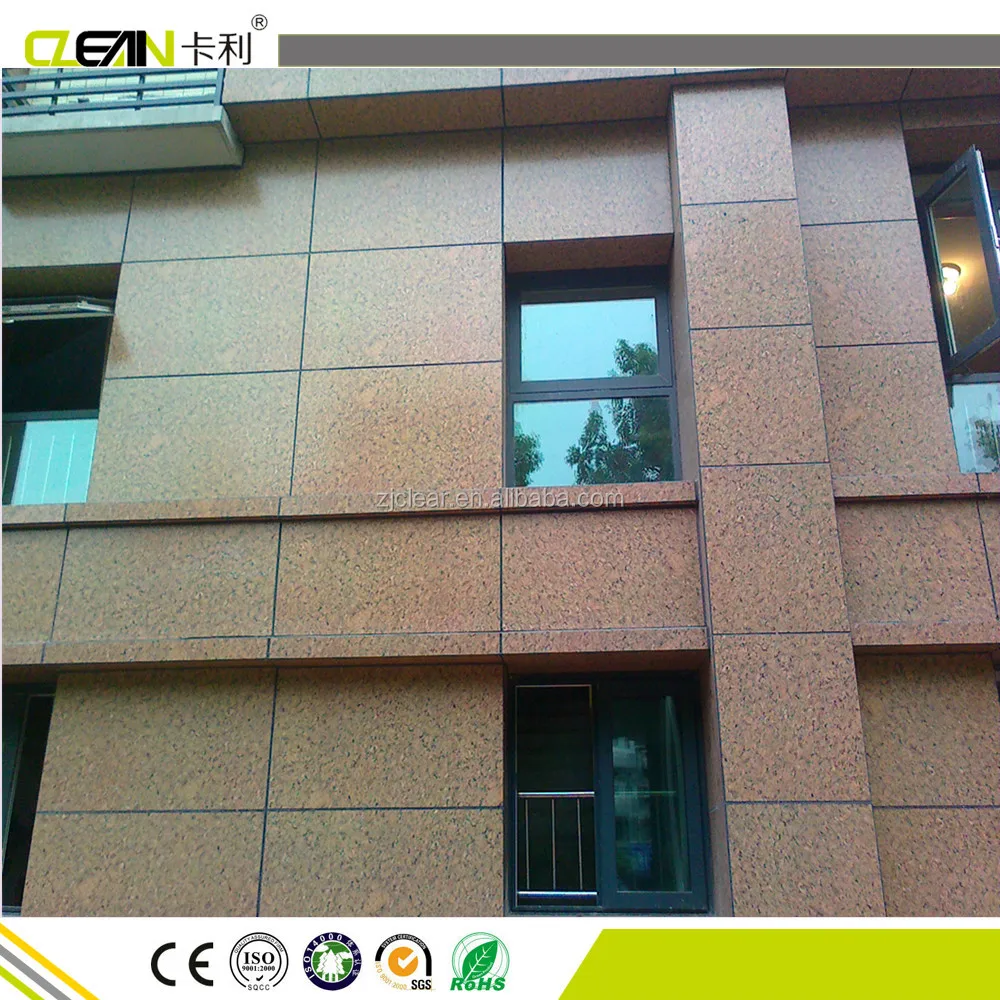 weather proof fire resistant heat insulated exterior wall panel
