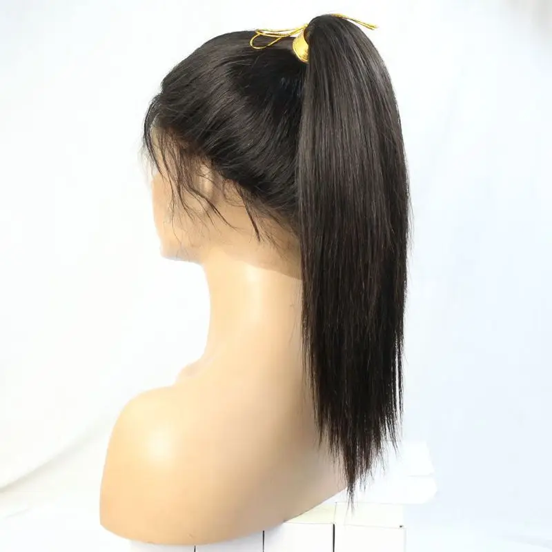 

Straight 360 lace wig natural human hair 360 lace wigs with natural hairline