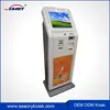 customer care number 17 inch floor stand bill payment kiosk with touch screen