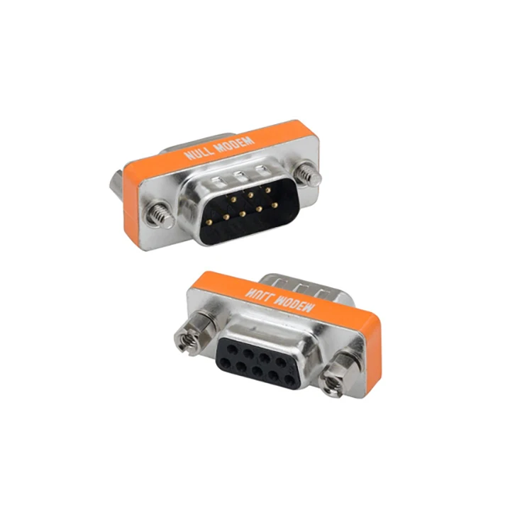 Db9 Male To Dsub 9 Pin Female Serial Port Null Modem Rs232 Adapter Buy Db9 Null Modem Adapter