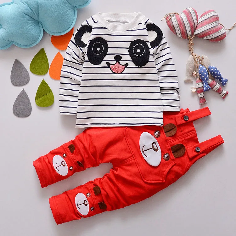 

Children Long Sleeve Stripe Shirt And Bib Pant Clothing Set Buy From Fashion Manufacturers, As pictures or as your needs