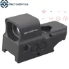 Vector Optics Tactical Omega Solar 8 Reticles Military Reflex Red and Green Dot Sight Scope with QD Mount